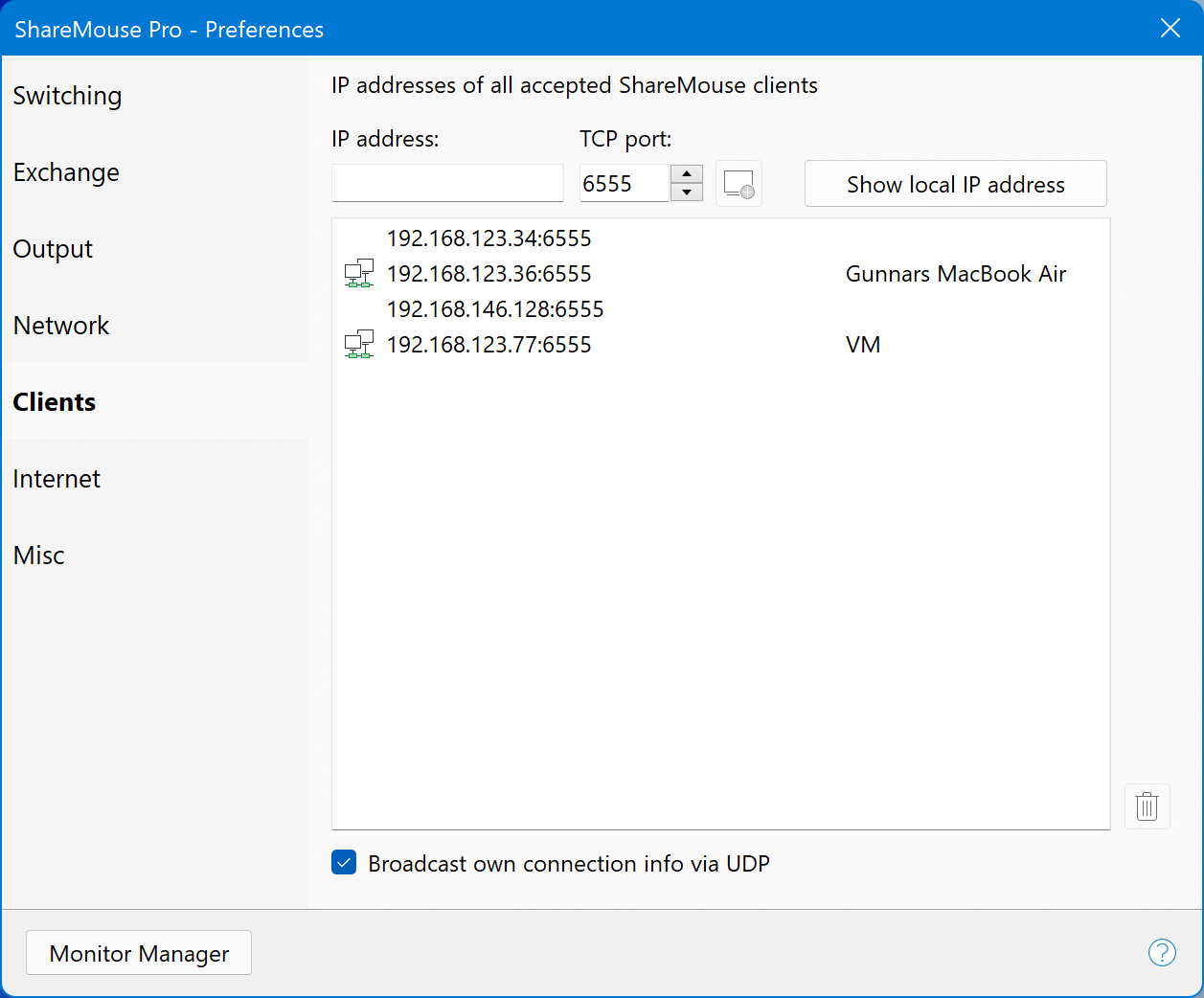 sharemouse ip conflict